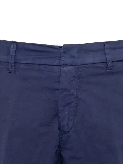 Fay Short Chino Tinto Capo Slim Fit In Blue