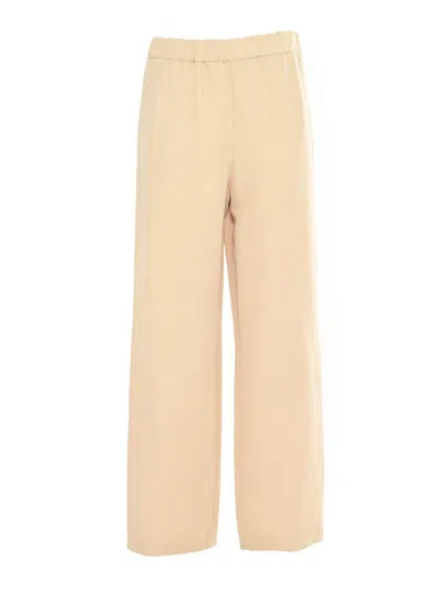 Fabiana Filippi Viscose Linen Jogging Trousers In Neutral