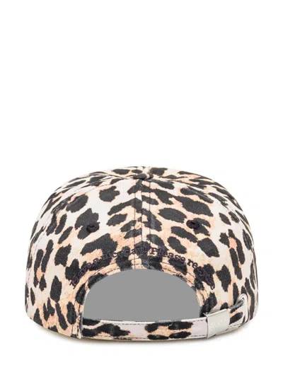 Ganni Hat With Visor In Multi