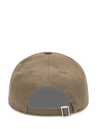 Drôle De Monsieur La Casquette Slogan Tresses Cap In Brown