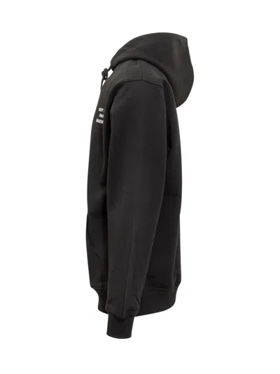 Drôle De Monsieur Le Hoodie Slogan Sweatshirt In Black