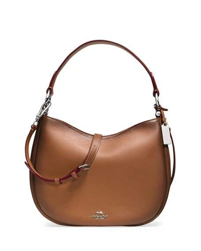 Coach Nomad Crossbody In Burnished Glovetanned Leather In Saddle ModeSens