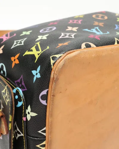 Pre-owned Louis Vuitton Murakami Monogram Petit Noé Bag In Black