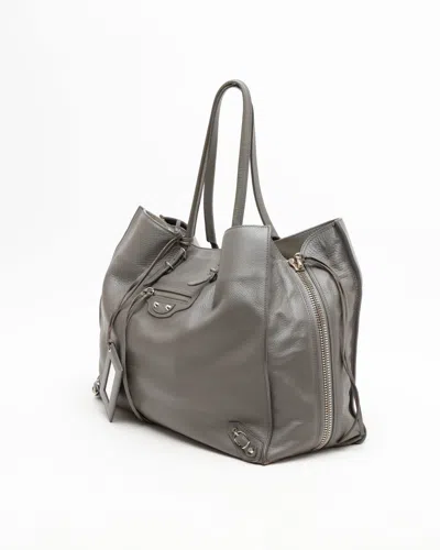 Balenciaga Papier A4 Zip Around Tote Bag