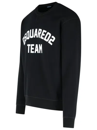 Dsquared2 Logo Print Sweatshirt In Black