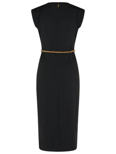 Michael Michael Kors Michael By Michael Kors Black Jersey Dress In Black