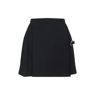 Enfants Riches Deprimes Pleated Buckle-fastening Mini Skirt
