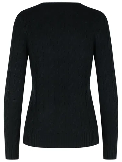 Polo Ralph Lauren 'julianna' Black Wool Blend Sweater