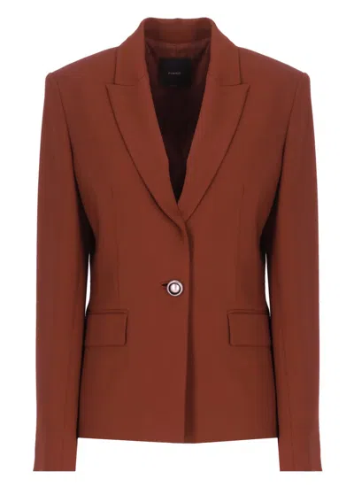 Pinko Cady Blazer In Brown