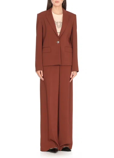Pinko Cady Blazer In Brown