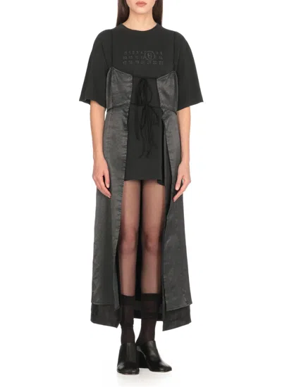 Mm6 Maison Margiela Mm6 By Maison Margiela Flared Hem Cotton Dress
