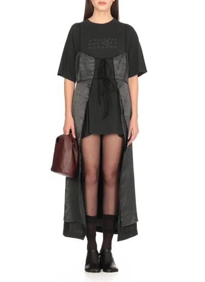 Mm6 Maison Margiela Mm6 By Maison Margiela Flared Hem Cotton Dress