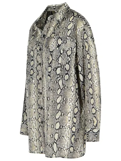 Michael Michael Kors Michael By Michael Kors Printed Cotton Shirt In Neutral