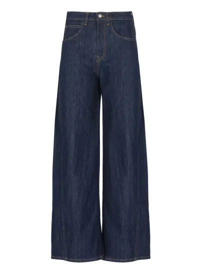 Dondup Blue Dond Up Denim Palazzo Jeans In Blue