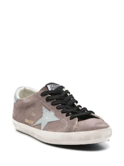Golden Goose Low-top Brown Sneakers With Suede Finish