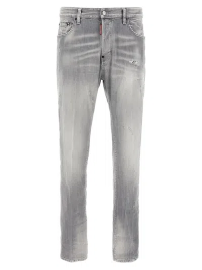 Dsquared2 Grey Skater Jeans In Gray