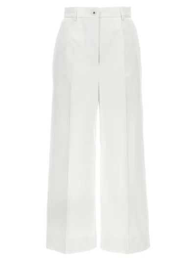 Dolce & Gabbana High Waist Cotton Pants