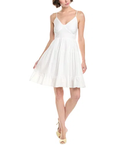 Hl Affair Tiered Mini Dress In White