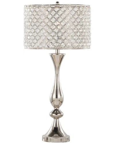 Lumisource Topaz 27 Contemporary Metal Table Lamp In Polishe In Metallic