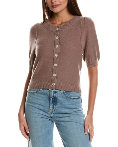 Free People Isla Solid Wool & Cashmere-blend Cardigan In Brown