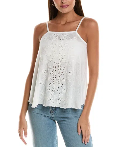 Free People Last Dance Apron Top In White