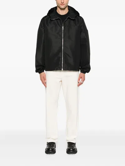 Givenchy Zip-up Hooded Jacket In Black