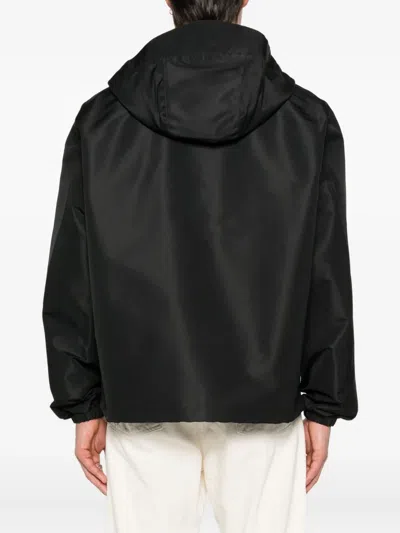 Givenchy Zip-up Hooded Jacket In Black