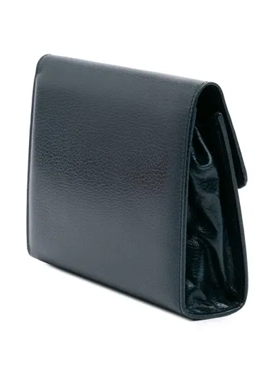 Pre-owned Ferragamo 2010-2025 Leather Gancini Clutch Bag