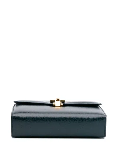 Pre-owned Ferragamo 2010-2025 Leather Gancini Clutch Bag