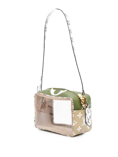 Pre-owned Louis Vuitton 2019 Monogram Giant Jungle Beach Pouch Shoulder Bag