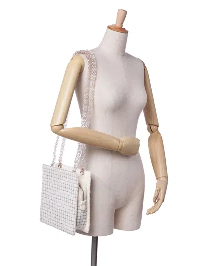 Pre-owned Chanel 2016-2017 Small Tweed And Resin Zipped Shopping Bag Shoulder Bag