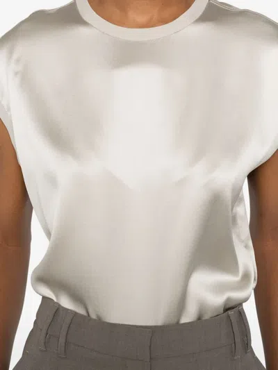 Brunello Cucinelli Sleeveless Round-neck Top