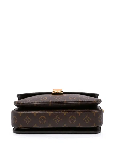 Pre-owned Louis Vuitton 2021-2025 Monogram Pochette Metis Satchel