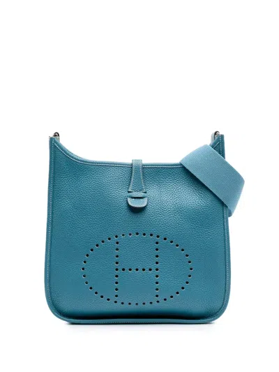 Pre-owned Hermes 2012 Clemence Evelyne Iii P Crossbody Bag