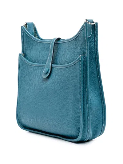 Pre-owned Hermes 2012 Clemence Evelyne Iii P Crossbody Bag
