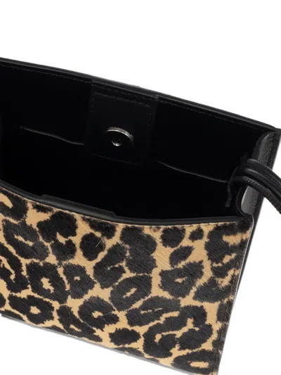 Jil Sander Small Tangle Leopard-print Shoulder Bag