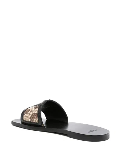 Valentino Viva Superstar Sandals In Black