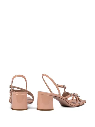 Le Silla 50mm Scarlet Sandals In Neutral