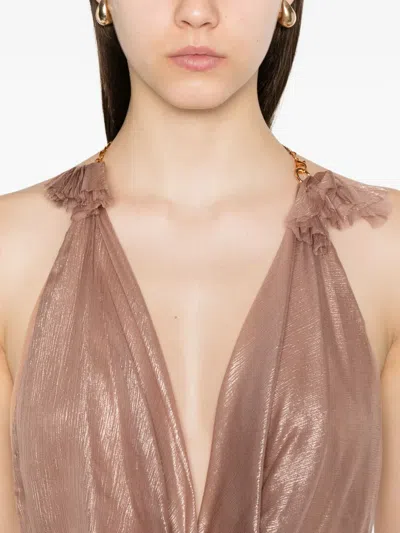 Maria Lucia Hohan Hohan Draped Dress In Pink
