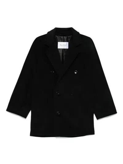 Max Mara 101801 Icon Wool And Cashmere Coat In Black