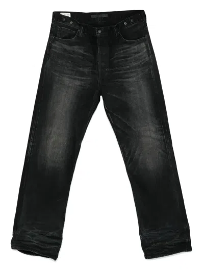 Mastercraft Union Faded Jeans In Black