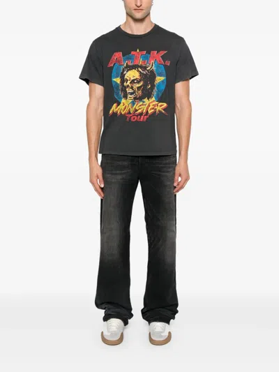 Mastercraft Union Faded Jeans In Black