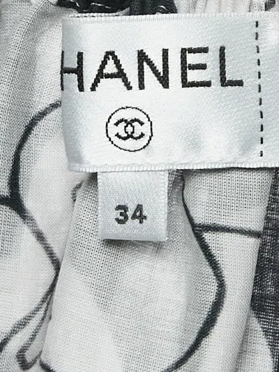 Pre-owned Chanel 2024 Floral Ruffle Top