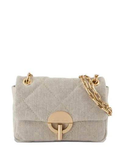 Vanessa Bruno Linen Quilted Shoulder Bag