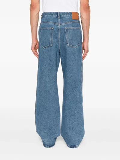 Loewe Loose-fit Anagram Jeans In Medium