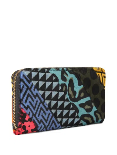 Kurt Geiger London Kensington Genuine Calf Hair Zip Around Wallet