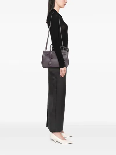 Pre-owned Saint Laurent 2017 Small Grained Calfskin Supple Sac De Jour Satchel