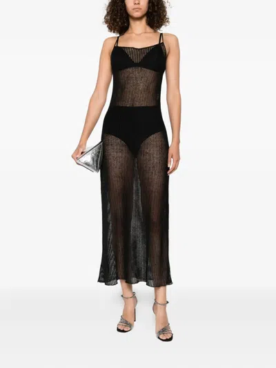 The Frankie Shop Sienna Maxi Dress In Black