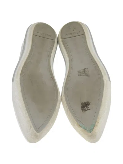 Pre-owned Miu Miu Crystal-embellishment Sneakers