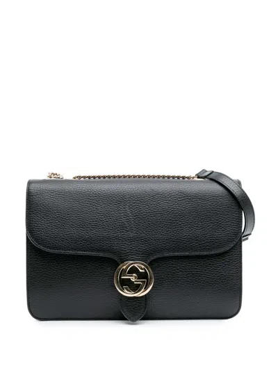 Pre-owned Gucci 2016-2025 Medium Dollar Calfskin Interlocking G Crossbody Bag